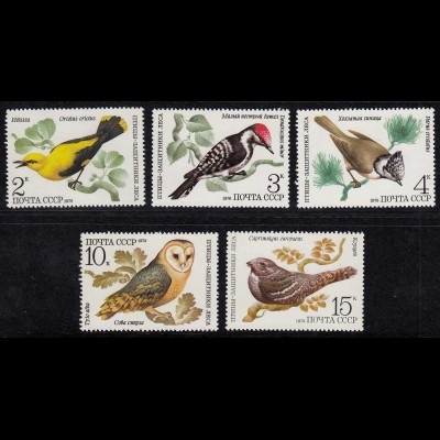 Russia - Soviet Union 1979 Mi.4883-4987 Birds Vögel MNH ** set (83010