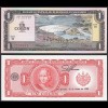Salvador - 1 Colon Banknote 1977 UNC Pick 125 + Briefmarke und Münze (15697