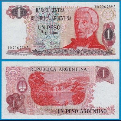 Argentinien - Argentina 1 Pesos 1983 Pick 311a UNC (21064