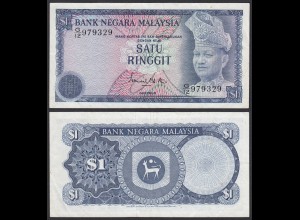 Malaysia 1 Ringgit Banknote ND Pick 13a XF (2) (21547