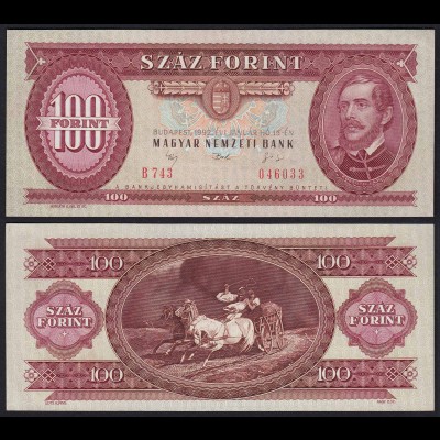 UNGARN - HUNGARY 100 Forint 1992 Pick 174a aUNC (1-) (21724