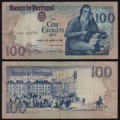 Portugal - 100 Escudos Banknote 1984 - Pick 178c F (4) (21785