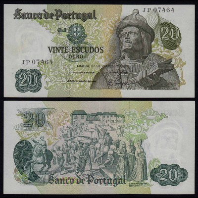Portugal - 20 Escudos Banknote 1971 - Pick 173 UNC (1) (21824