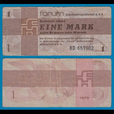 DDR Forumscheck 1 Mark 1979 Ros. 368a F- (4-) (20987