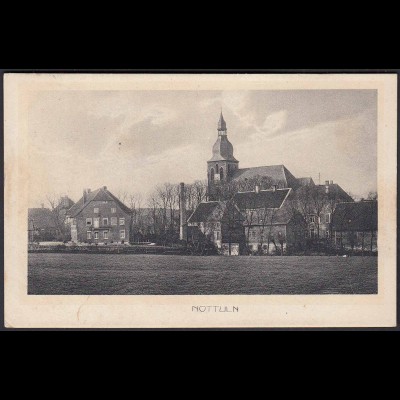 AK Nottuln 1913 Ansicht auf Hof Münnich/Kirche bei Coesfeld Münster (22573
