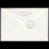 Liechtenstein 1960 R-Satz-Brief Schaan- Feuerthalen Mi.391-94 Flugpost (22730