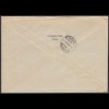 Liechtenstein 1958 R-Brief Mi. 349-50 Vaduz - St.Gallen (22753