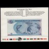 Zimbabwe 2 Dollars 1983 Banknotenbrief der Welt UNC Pick 1 (15517