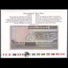 MADAGASKAR - 500 Francs Banknotenbrief der Welt UNC ND (15475