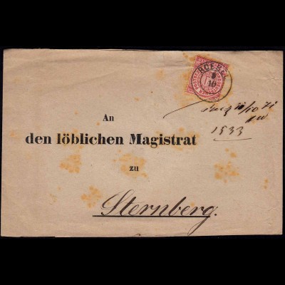 NDP - 1871 Streifband von Roebel nach Sternberg (23002