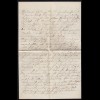 DR 1877 10 Pfennige Brief MARBURG nach GANGKOFEN mit Inhalt (23020