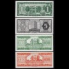 Paraguay - 1, 5, 100, 100 Guaranies Banknoten UNC L1952 (23378