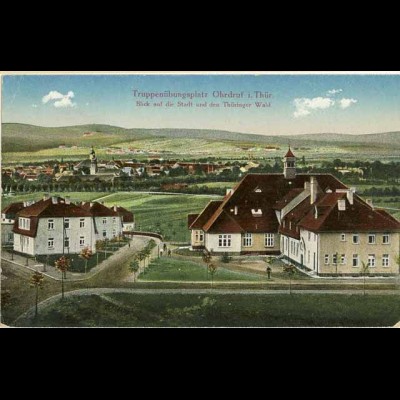 AK 1917 Thüringen Ohrdruf Truppenübungsplatz (0897