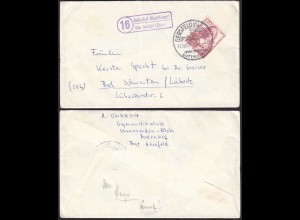 Brief Posthilfstelle/Landpost BODENHOF-WACHTKÜPPEL über Gersfeld