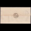 Altdeutschland HANNOVER 1861 Brief HARBURG K2b mit Inhalt (15916