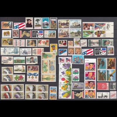 USA tolles Lot nur verschiedene Briefmarken postfrisch MNH (23661