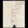 Schweiz 1841 Brief ZÜRICH Nach Abgang der Post nach Schwitz Inhalt (23692