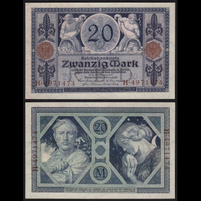 Reichsbanknote - 20 Mark 1915 Ro 53 Pick 63 UNC (1) (24258