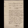 Baden - BONNDORF L2r Brief von 1846 mit Inhalt (15845 