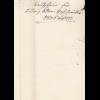 Baden - 1837 Brief LÖRRACH schw.R2 mit G.B. mit Inhalt (15871