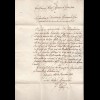 Baden - 1831 (1851) Brief ICHENHEIM roter L1 (selten) mit Inhalt (15870