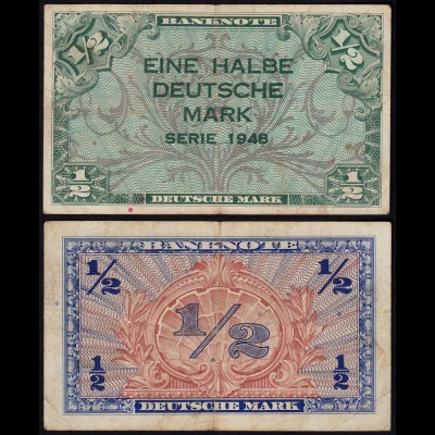 BDL - 1/2 Deutsche Mark 1948 Ro. 230 F/VF (3/4) (15107