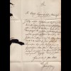 Baden - 1840 Brief mit roten R2 Stempel WALDSHUT mit Inhalt (15856