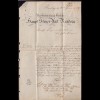 Baden - 1855 Brief vom Hauptsteueramt RANDEGG R2b mit Inhalt (15855