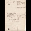 Württemberg - 1841 Brief NECKARTHEILFINGEN L1 mit Inhalt selten! (12134