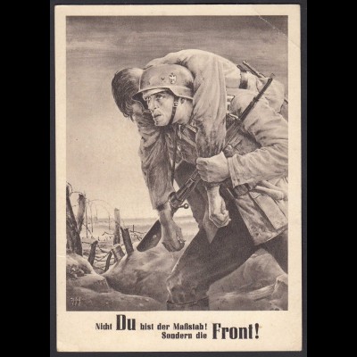 AK NS Militaria Propaganda Karte 3.Reich 1943 Generalgouvernement NSDAP (24469