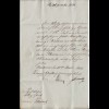 HANNOVER Vorphila 1833 Brief NEUHAUS L1 nach OTTENDORF Inhalt Militaria (12139