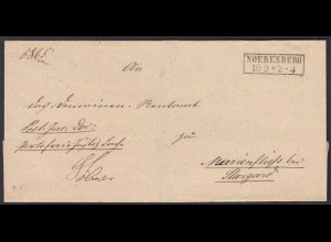 Preussen Umschlag NOERENBERG R2 Ińsko - STARGARD Marienfließ (24560