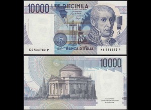Italy - 10000 10.000 Lire Banknotes 1984 UNC (1) Pick 112 Sig. Ciampi-Stevani