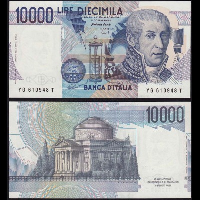 Italy - 10000 10.000 Lire Banknotes 1984 UNC (1) Pick 112c (14796