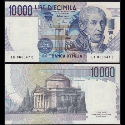 Italien - Italy 10000 10.000 Lire Banknote 1984 Pick 112d UNC (1) (14795