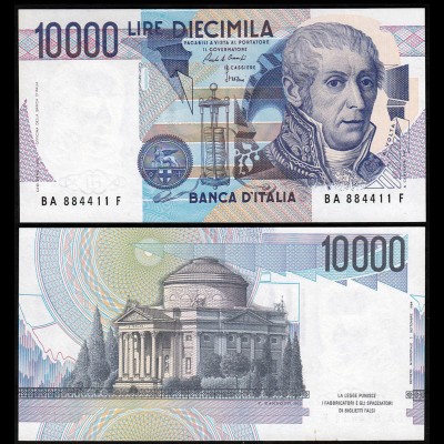 Italy - 10000 10.000 Lire Banknotes 1984 UNC (1) Pick 112a Sig. Ciampi-Stevani