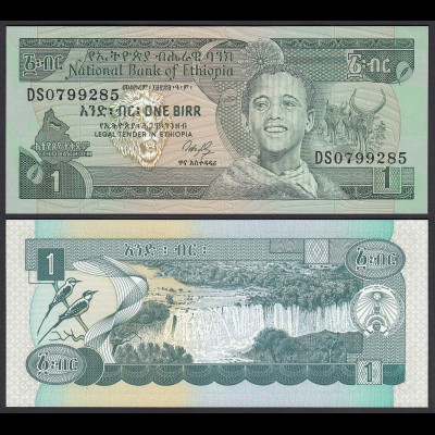 Äthiopien - Ethiopia 1 Birr (1991) Banknote Pick 41a UNC (1) sig.3 (25095