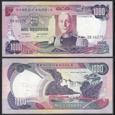 Angola 1000 Kwanza 1972 Banknote Pick 103 UNC (1) (25107