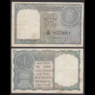 Indien - India 1 Rupee Banknote 1951 Pick 52 F (4) (25263