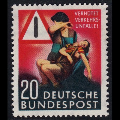 BRD - Bund - Mi-Nr. 162 postfrisch 1953 Verkehrsunfall-Verhütung KW 18,00 €