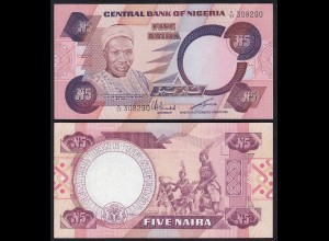 Nigeria 5 Naira Banknote Pick 24a sig.6 UNC (1) (25478