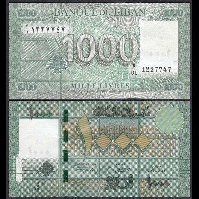 747 Libanon - Lebanon - 1000 Livres Pick 90 UNC (1) (25483