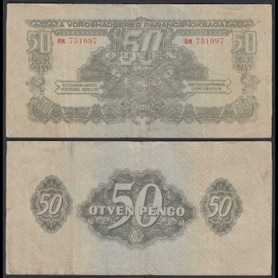 Ungarn - Hungary 20 Pengo Banknote 1944 Pick M7 F (4) (25499