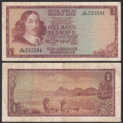 Südafrika - South Africa 1 Rand (1967) Pick 109b F (4) (25553