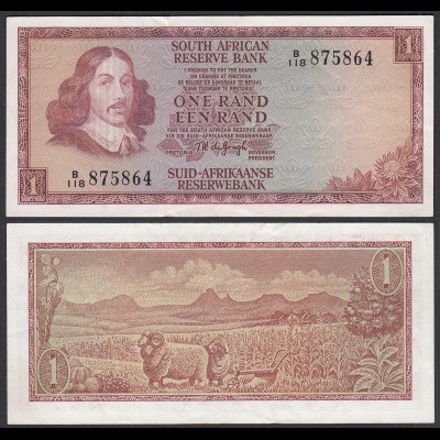 Südafrika - South Africa 1 Rand (1973) Pick 115a VF (3) (25556