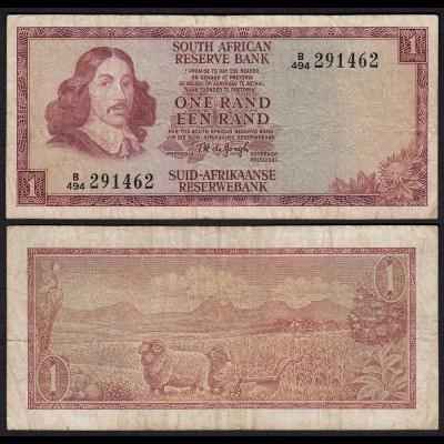 Südafrika - South Africa 1 Rand (1975) Pick 115b F (4) (25557