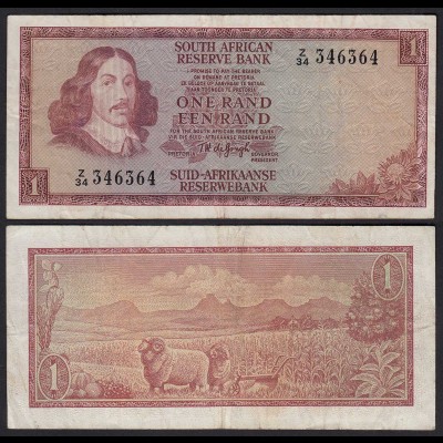 Südafrika - South Africa 1 Rand (1967) Pick 109b F (4) (25564