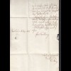 Preussen Karlshof 1805 Brief mit Inhalt WZ Papier (25611