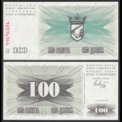 Bosnien Herzegowina - 100 Dinara 1992 UNC (1) (25647
