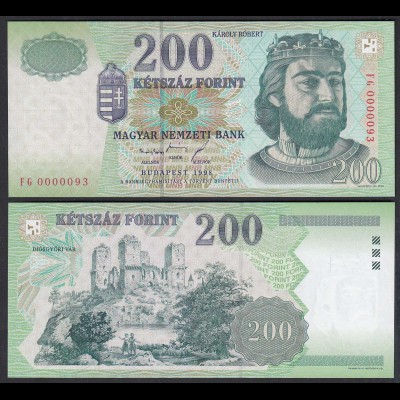 Ungarn - HUNGARY - 200 Forint Banknote 1998 Pick 178 UNC (1) (25648